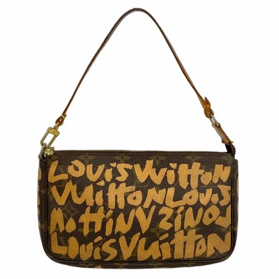 Autêntica [5me5638] Bolsa LOUIS VUITTON Monograma Graffiti Pochette Acessórios M9... - Imagem 1 de 4