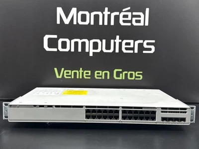 CISCO C9200L-24P-4G-E 48x RJ-45 Gigabit 4x SFP Network Switch /w 1x PSU - Image 1 of 4