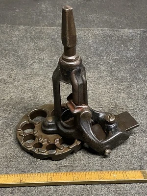 Vintage E C Stearns Dowel And Tenon Cutter 3/8”- 1” With Depth Stop Nov 22, 1880 - Image 1 of 4