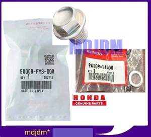 GENUINE HONDA Drain Bolt 90009-PY3-000 & Washer OEM - Picture 1 of 4