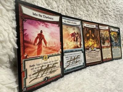 ☀️ Artist Signed 5-Card Lot - DotE- Legend of the Five Ring (L5R) - Many Artists - Image 1 of 4
