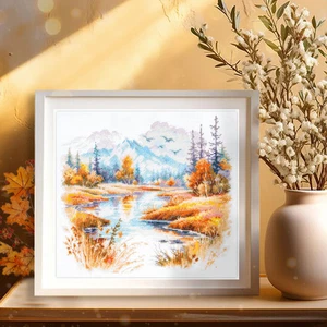 Silence and Coolness 70-27 Counted Cross-Stitch Kit - Picture 1 of 12