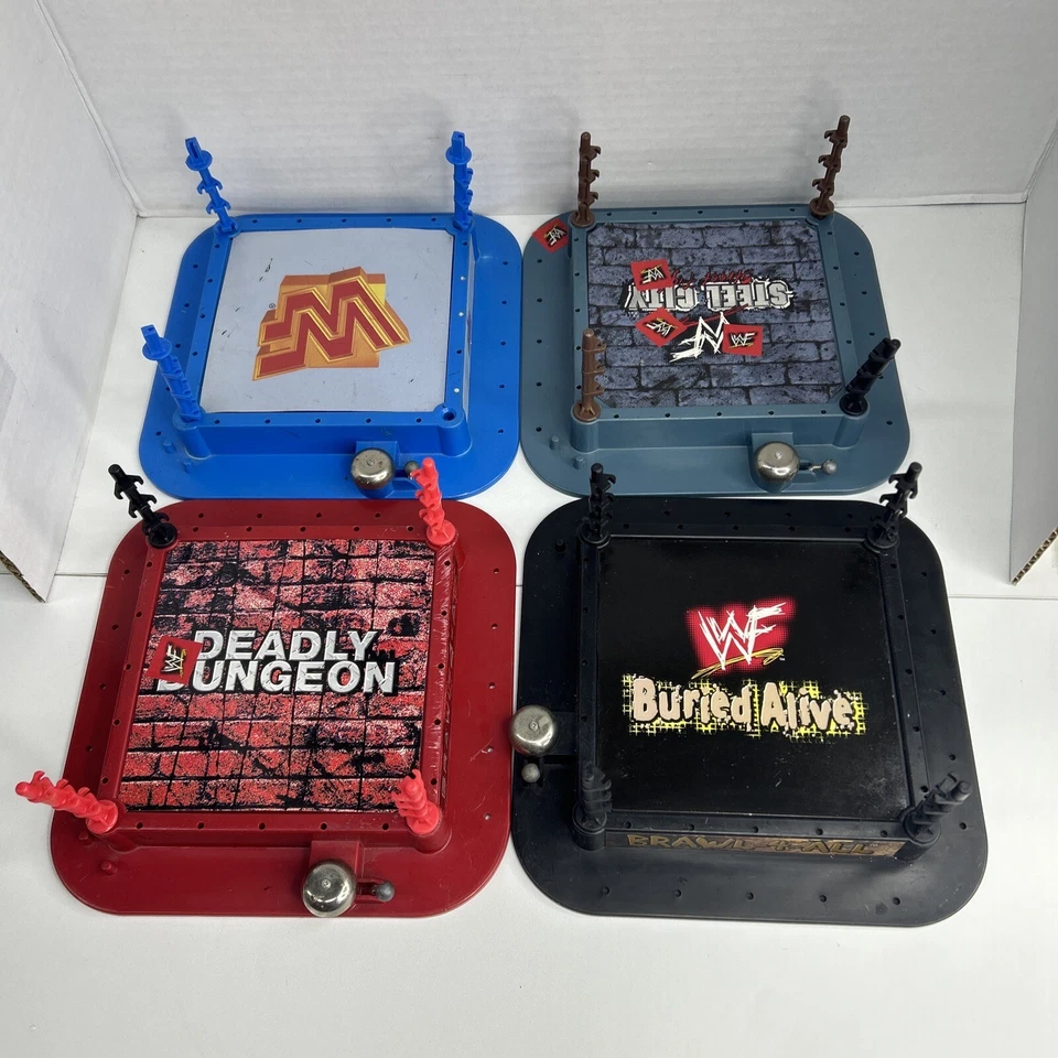 Lote Mini Micro Anillos WWF 1997 Jakks Incompleto Para Piezas Foto 1 de 4