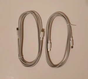 USB C To USB C 6ft Cable Set Of 2 For Apple Samsung Universal - Picture 1 of 4