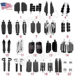 Motorcycle Highway Foot Peg Mount For Harley Davidson Street Glide Road King - Picture 1 of 21