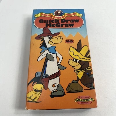 Quick Draw McGraw (VHS, 1986) Hanna Barbers Presents Collectors Edition - Image 1 of 4