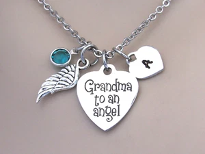 Collana Nonna ad Angelo, Gioielli commemorativi per la perdita del nipote - Angelo - Foto 1 di 6