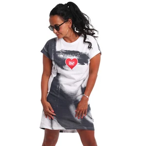 Yakuza T-Shirt Kleid Damen Shirtkleid GKB18128 Größe S Farbe Weiß - Bild 1 von 5