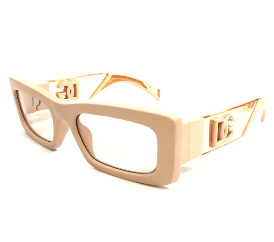 Gafas de sol Dolce & Gabbana DG6173 3245/73 marcos de goma nude con lentes naranjas Foto 1 de 4