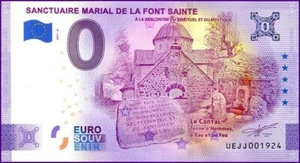 SANCTUAIRE MARIAL DE LA FONT / BILLET 0 € / NULL EURO-SCHEIN / UEJJ 2021-6 - Foto 1 di 1
