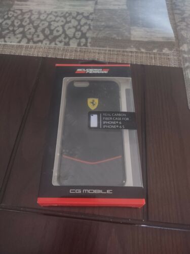 Ferrari Real Carbon Fiber Phone Case For Iphone 6 6S *BRAND NEW IN BOX