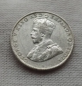 1919 Straits Settlements 5 Cents George V KM#31 BU Eye Appeal - Picture 1 of 9