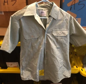 Lot of 2 Military DSCP AG-415 Shirt Mens 16 Light Green Short Sleeve Button Up - Picture 1 of 4