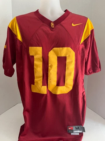 Nike USC TROJANS Football #10 Sewn Jersey Size Mens Medium +2 Cover