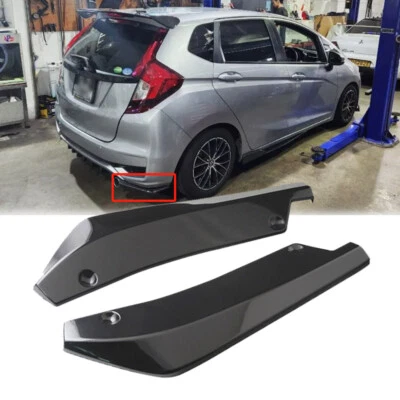 Rear Bumper Lip Side Splitter Diffuser Spoiler Body Kit For  Honda Fit 2006-2020 - Image 1 of 4