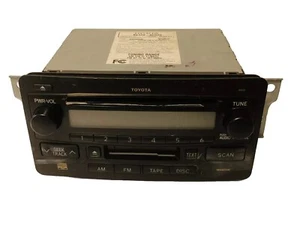 Toyota Tundra AM FM CD Radio & Cassette Tape Player OEM 86120-0C080 Untested - Bild 1 von 6