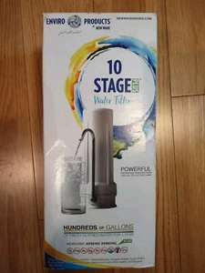 New Wave Enviro 10 Stage Plus Water Filter Sink White READ - Photo 1 sur 8