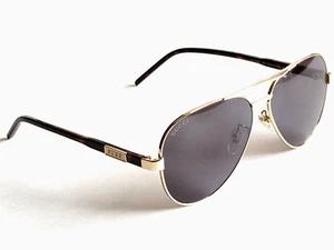 Brand New Men's GUCCI Gold/Havana Branded Temple Designer Sunglass Frames. - Picture 1 of 6