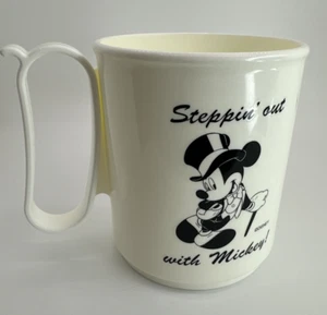 Taza Tupperware Tupperfun Steppin' Out with Mickey Disney 4,25" #3103A de colección de lote antiguo - Imagen 1 de 13