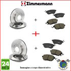 Kit Dischi E Pastiglie Ant+Post Zimmermann Per Mazda 6 R2h P Uma