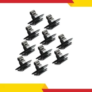 Set of 10 Panel Mounting Clips Black Fits For Opel Renault Peugeot Vauxhall - Picture 1 of 8