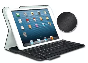 Logitech custodia tastiera portafoglio ultrasottile per Apple iPad Mini e iPad Mini 2 - Foto 1 di 7