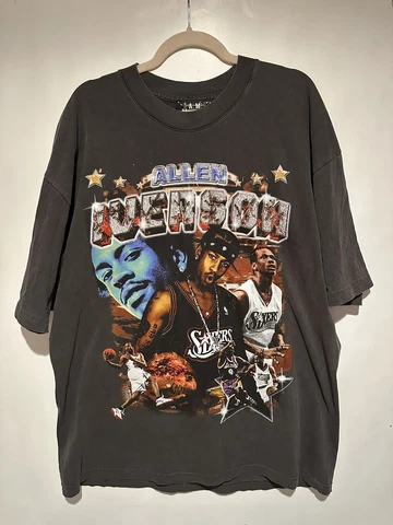 Amvtg A.M. Vintage Sixers Allen Iverson XL Shirt Cover