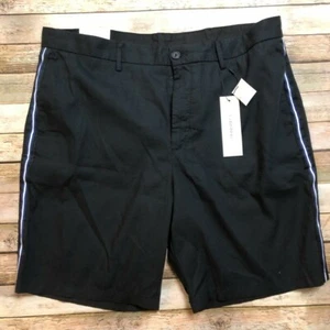 Calvin Klein Mens Navy Khaki Casual Chino Shorts 40 Slim Fit 9 Performance - Picture 1 of 2