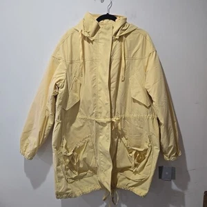 NWT Womens Liz Claiborne XL Yellow 3-in-1 Jacket  Rain / Windbreaker Jacket - Picture 1 of 16