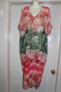 NWT SZ-14 FILO DRESS STUNNING SHEER LONG MAXI COLD SHOULDER PERFECT FOR SUMMER - Picture 1 of 5