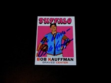 Bob Kauffman 1971 Topps #84 Autographed Buffalo Braves Basketball Card Auto NBA