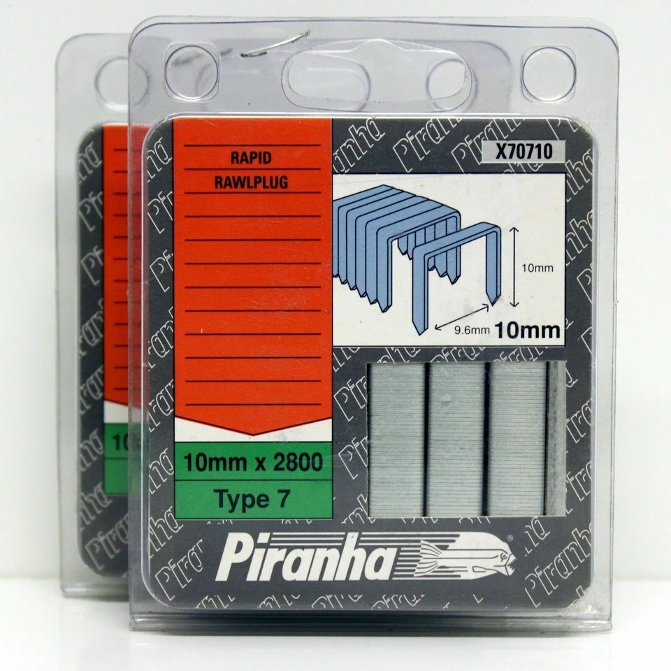 Black & Decker X70710 Type 7 Agrafes 10mm Rapide 33 35 54 Chevilles 135 (5 - Photo 1/1