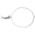 Fish Bone Necklace Stainless Steel Unisex Pendant Surfer Chain Teens Adults