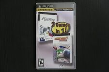 Mercury 2 Games in 1 Meltdown PSP Complet NTSC US USA Sony PlayStation Portable