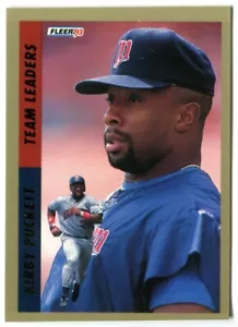 1993 Fleer Team Leaders Insert #1 Kirby Puckett Minnesota Twins - Picture 1 of 2