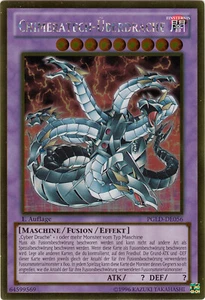 YU-GI-OH, CHIMERATECH-ÜBERDRACHE, Gold, PGLD-DE056, 1. Auflage, TOP - Bild 1 von 1