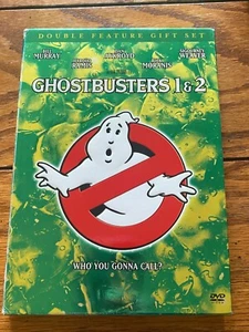 GHOSTBUSTERS 1 & 2 DOUBLE FEATURE DVD GIFT SET WITH MOVIE SCRAPBOOK - Picture 1 of 3