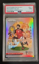 MOHAMED SALAH LANDMARK 2018 PANINI PRIZM WORLD CUP PSA 9