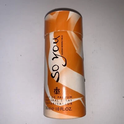 SO YOU by Giorgio Beverly Hills 1.0 fl oz 30 ml Eau de Parfum Spray ¡Raro! Foto 1 de 4
