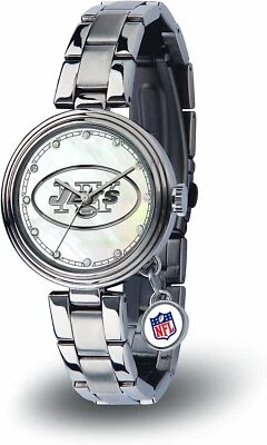 Reloj New York Jets Damas Dije Precio de venta sugerido por el fabricante 89,95 Plateado Mujeres Mujer Metal NFL Foto 1 de 4