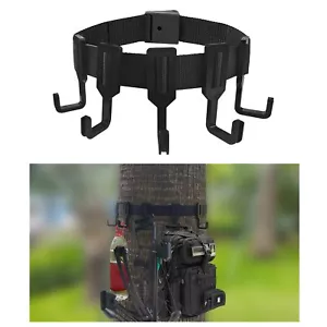 Treestand Strap Gear Hangers Multi-Hook Holder for Hunting Camping & Hiking - Picture 1 of 7