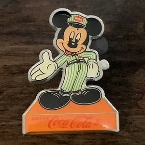 disney 2004 mickey mouse drink coca cola pin, Near Vintage - Picture 1 of 4