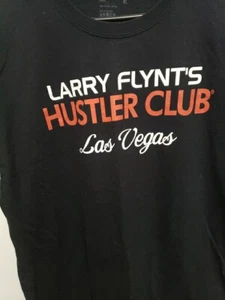 Larry Flynts Hustler Club Las Vegas Mens T Shirt Size XL Black Short Sleeves - Picture 1 of 5