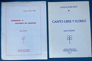 Antonio Ruiz-Pipó Canto Libre y Floreo u. Hommage á Cabezon - Noten für Gitarre - Bild 1 von 1