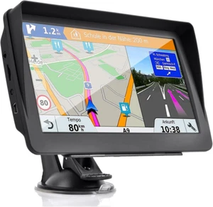 Navigatore GPS per Auto, Ultima Mappa 2024 7 Pollici Display HD 16GB 256MB Satellitare Na - Foto 1 di 11