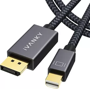 Gebrauchtes Mini DisplayPort auf DisplayPort Kabel Mini DP auf DP Adapter HD Video 2K 4K - Bild 1 von 6