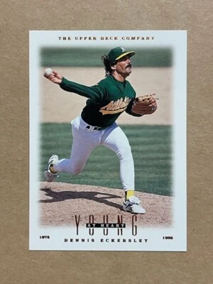 Dennis Eckersley ~ 1996 Upper Deck "Young at Heart" Special Career Tribute #101 - Image 1 of 2