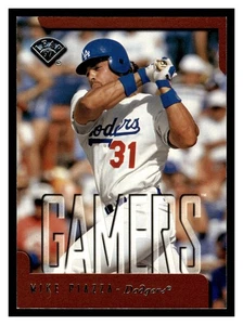 Mike Piazza #373 1997 Leaf Los Angeles Dodgers - Picture 1 of 2