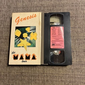Genesis the Mama Tour VHS Live Music Phil Collins 1984 Prog Rock Pop Rock 80’s - Picture 1 of 7