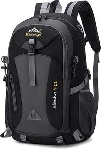 Funmo Mochilas Senderismo Hombre Mujer, Mochila De Viaje 40 Litros Impermeable M - Imagen 1 de 12